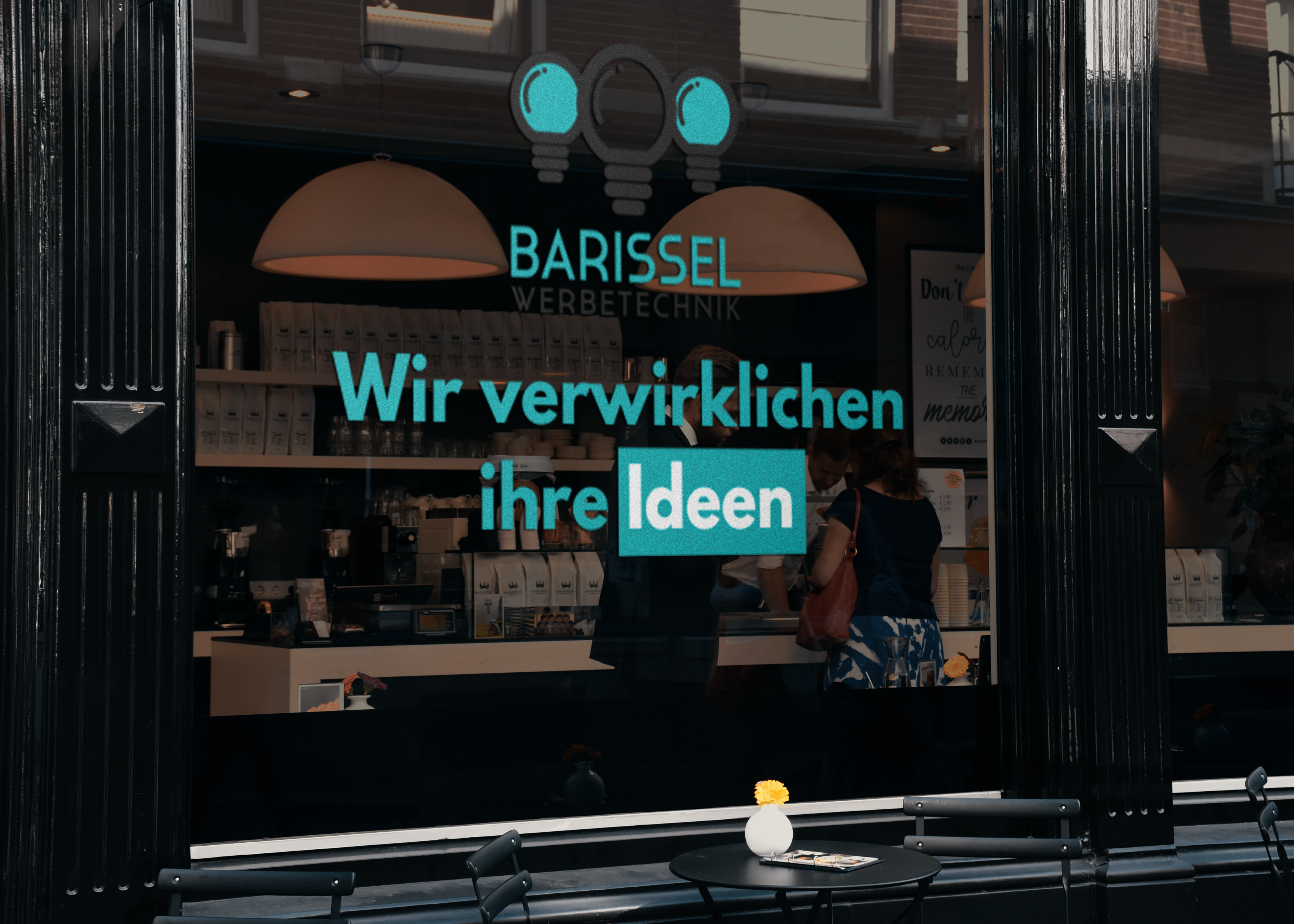 Barissel Werbetechnik Fensterbeschriftung